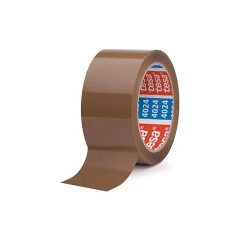 04100-00228-00 Tesa Packtejp präglad, 66 m x 50 mm brun Reapris